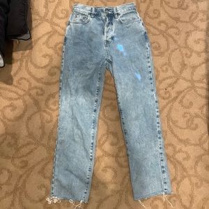 Pacsun high rise straight jeans